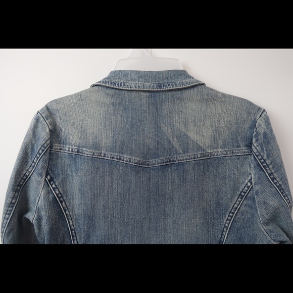 Boston Proper Women’s Studded Denim Jean Jacket S - Picture 13 of 13